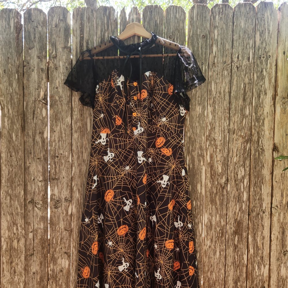 Bella Pogue Halloween Pinup Swing Dress